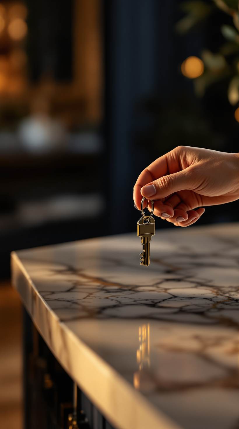 Handing over the keys
